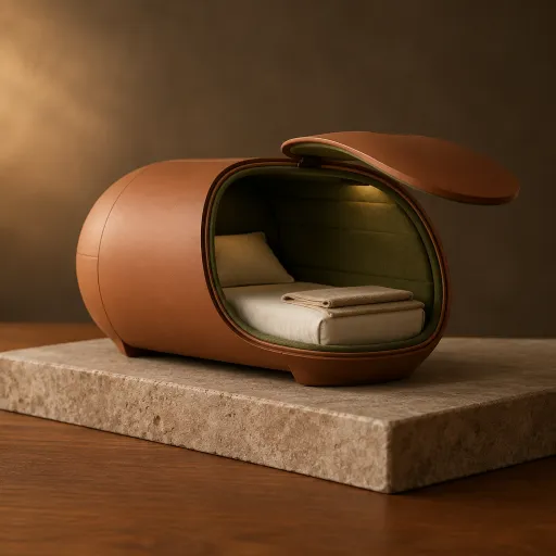 Elevated capsule sleep experiences for modern luxury travelers
