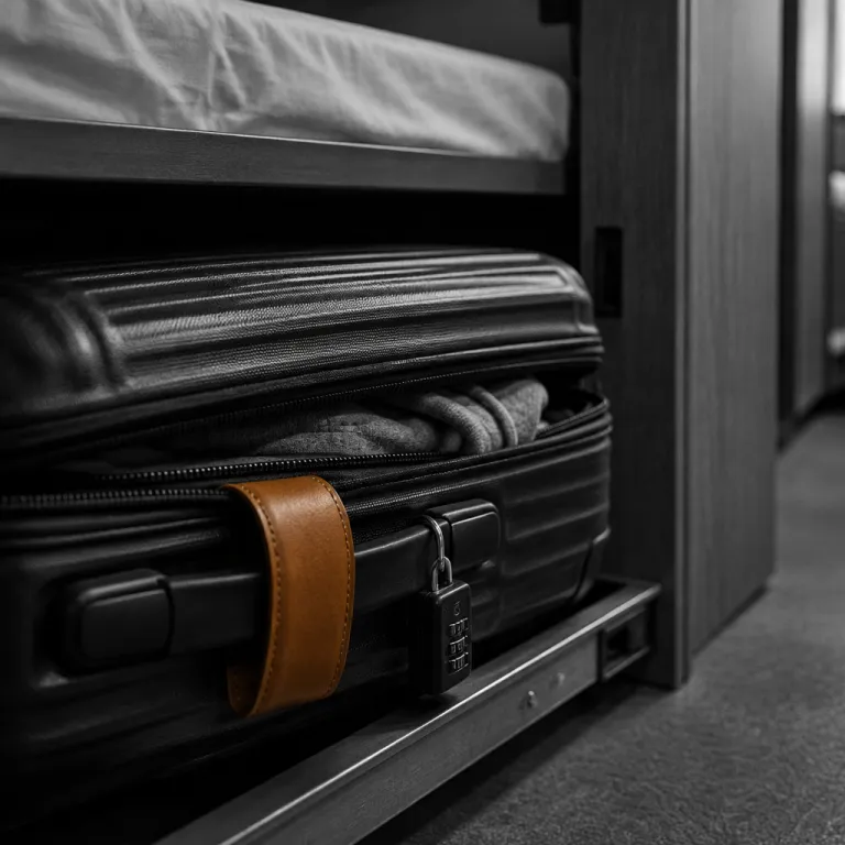 Where does the suitcase go? The truth about luggage in a capsule hotel
