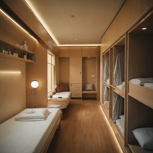 Elevating your stay: capsule hotels with room service for discerning travelers
