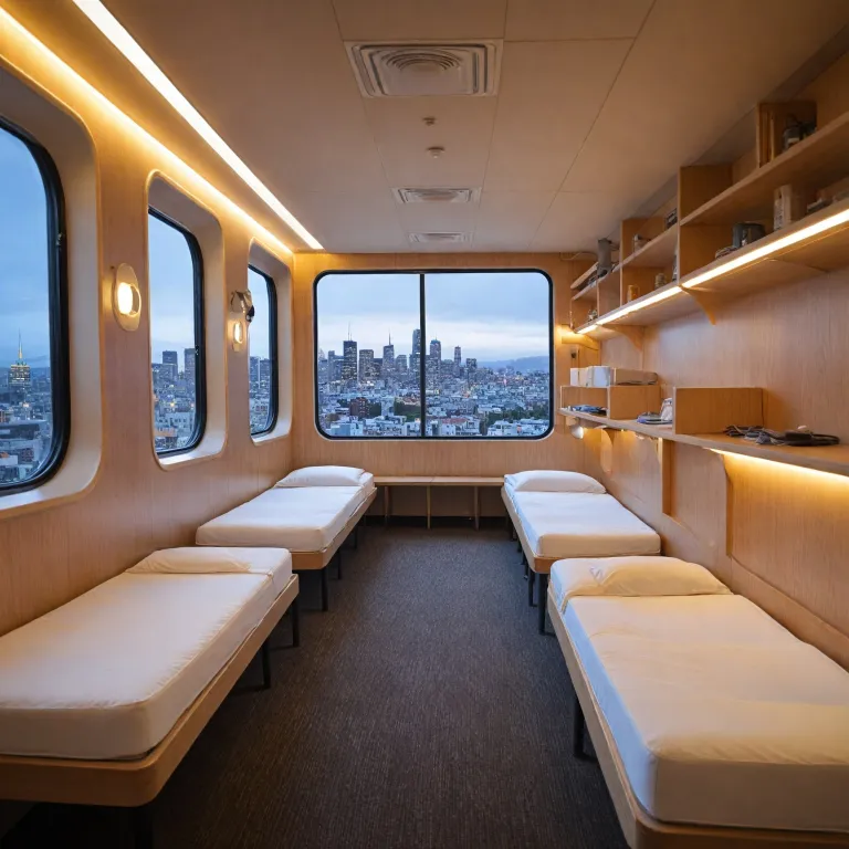 Experience the unique comfort of a capsule hotel in San Francisco
