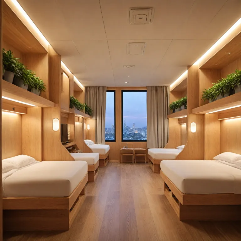 Capsule hotel darakhyu incheon for refined layovers and overnight stays