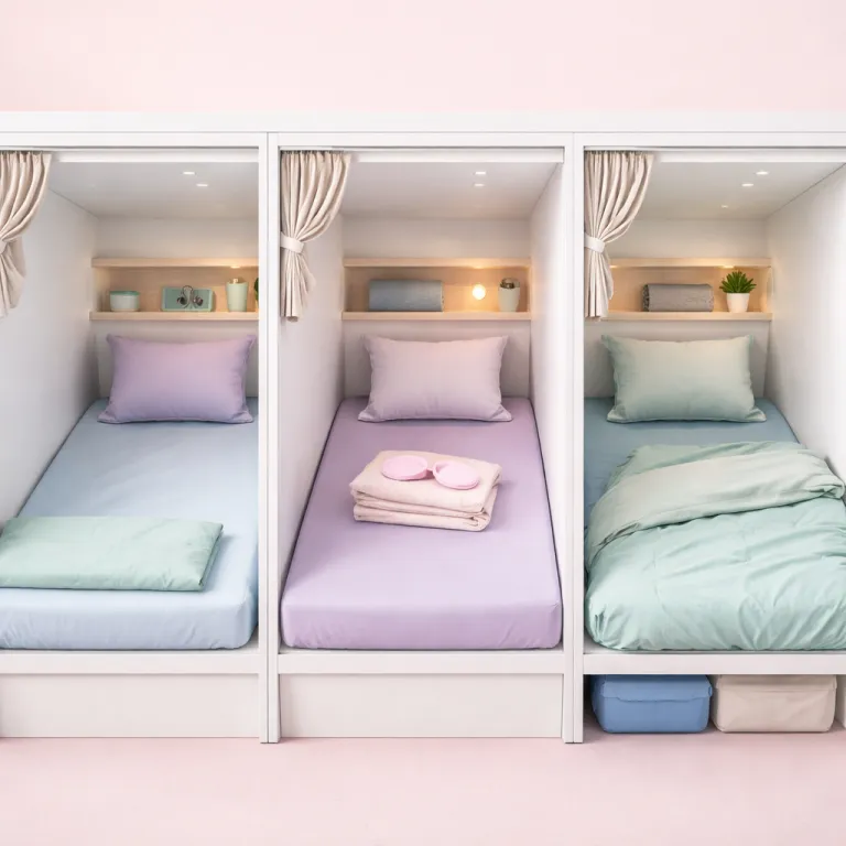 Why digital nomads are trading co-living for capsule hotels
