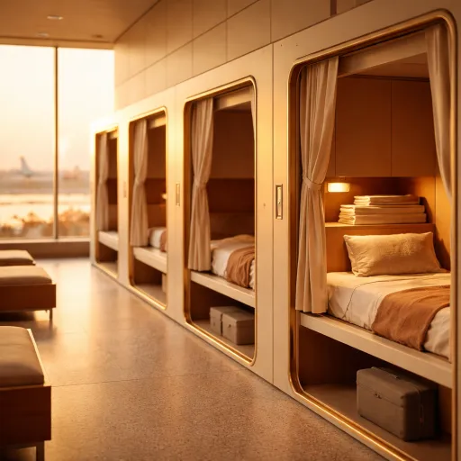 Airport capsule hotels: how to turn a layover into a real rest