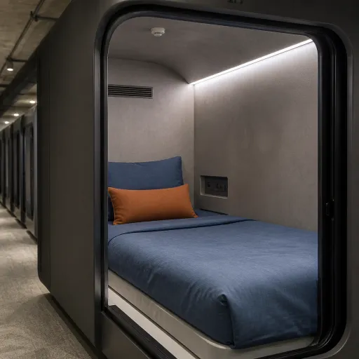 The pod that learns how you sleep: adaptive lighting, climate sensors and the wellness capsule