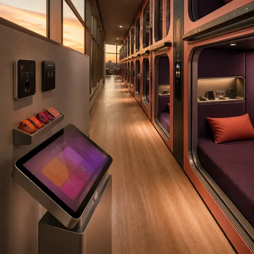How smart technology is redefining luxury capsule hotel bookings